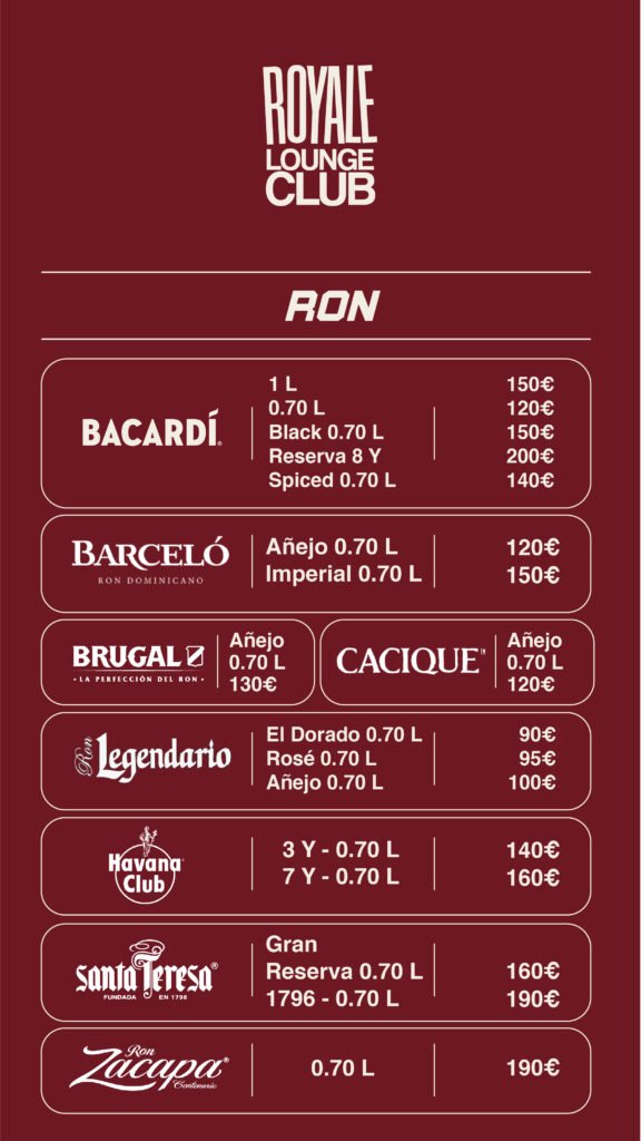 Drinks Menu 5